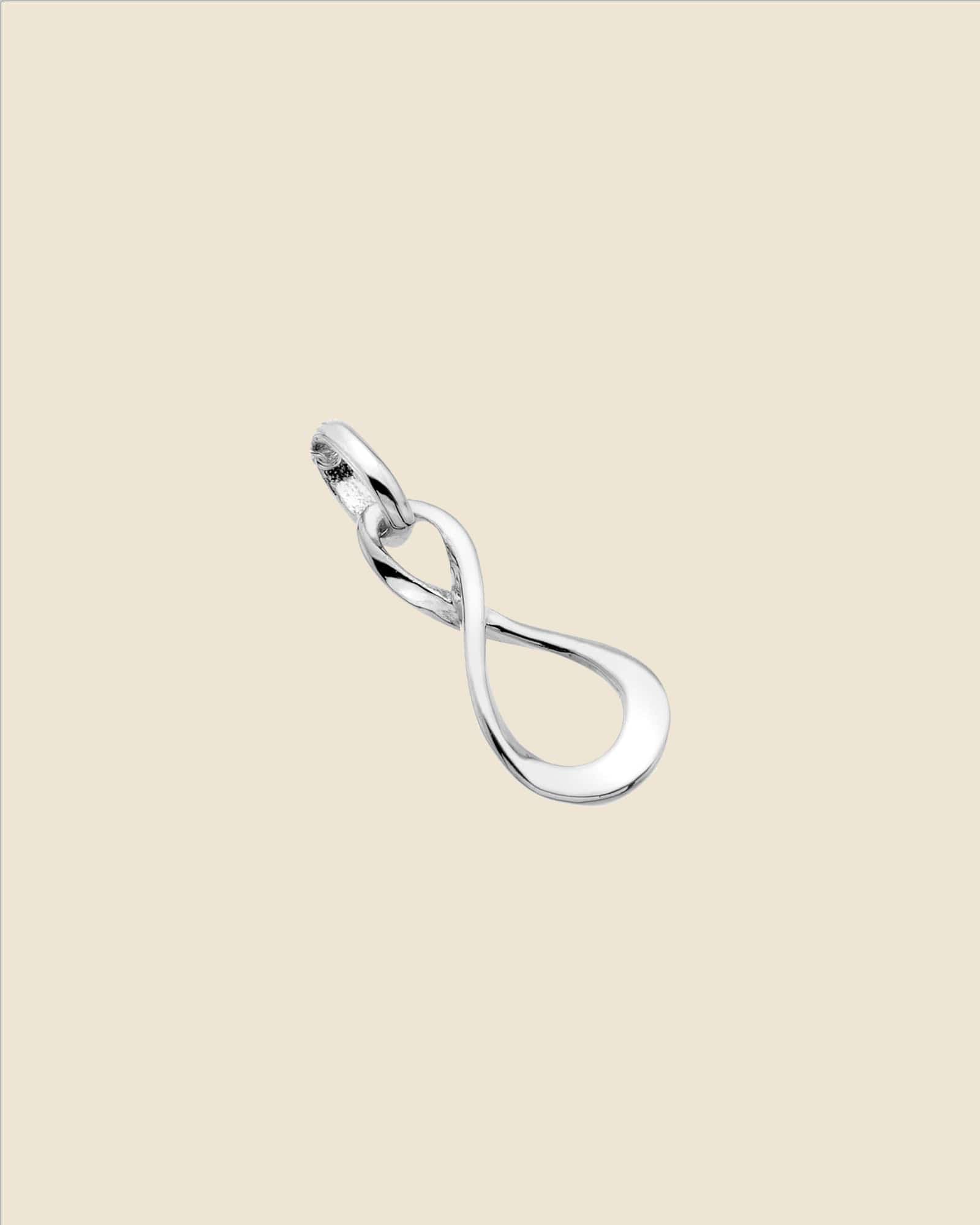 Sterling Silver Infinity Twist Pendant