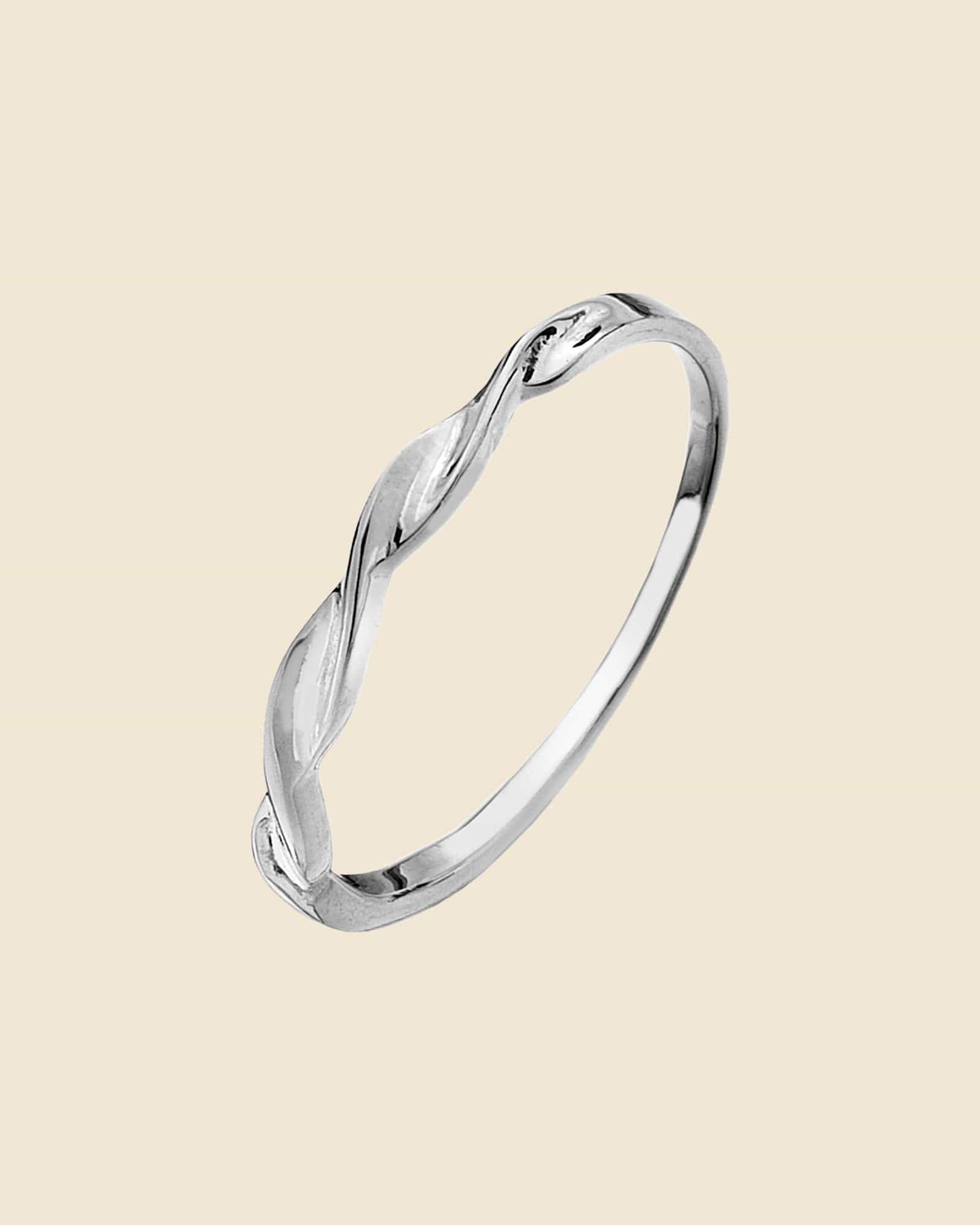 Sterling Silver Twist Ring