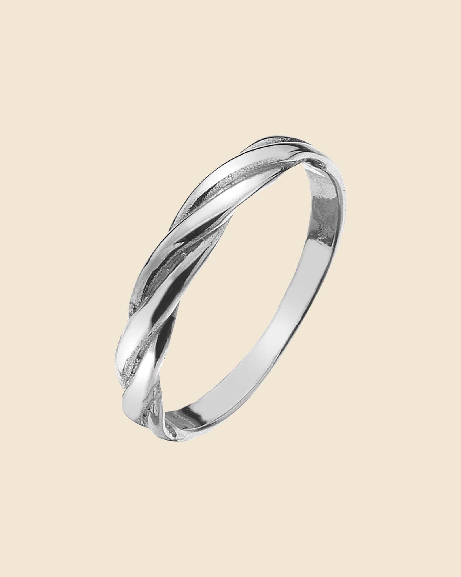 Sterling Silver Ripple Ring