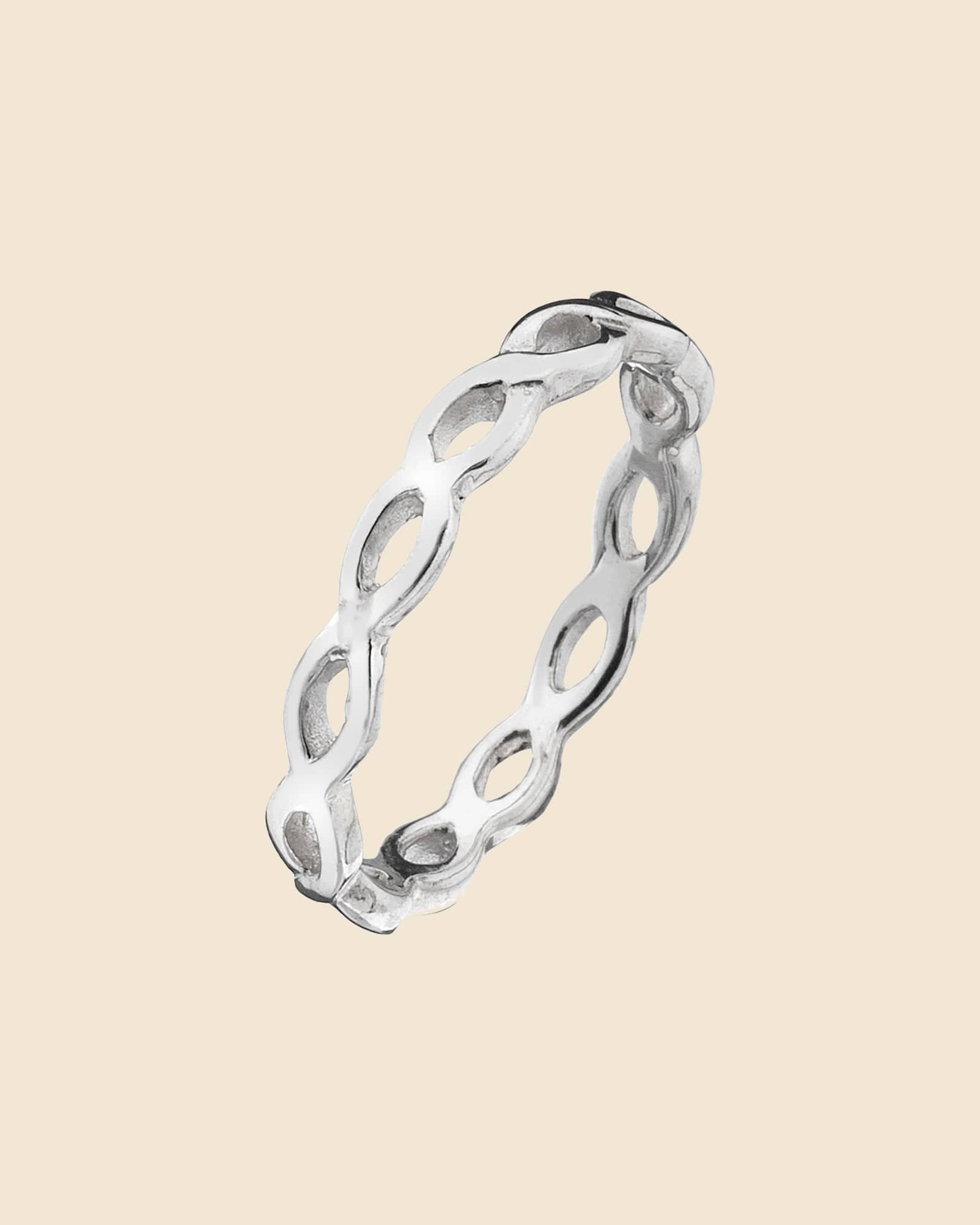 Sterling Silver Open Loop Band Ring