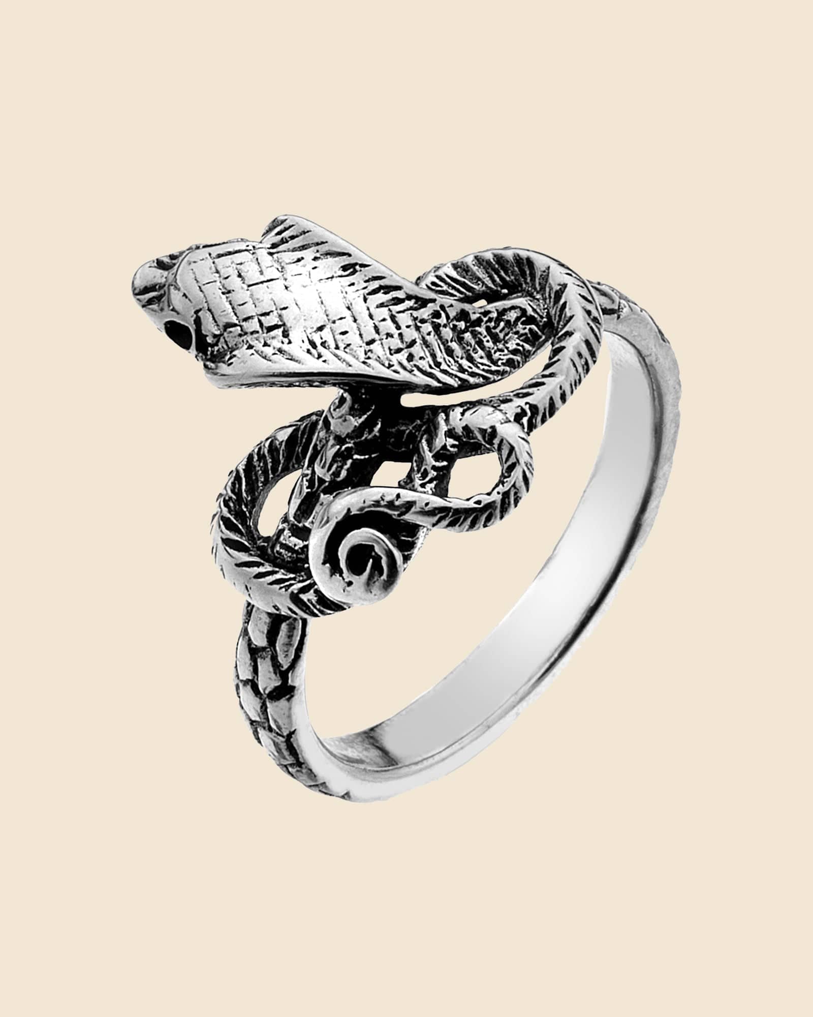 Sterling Silver Cobra Ring