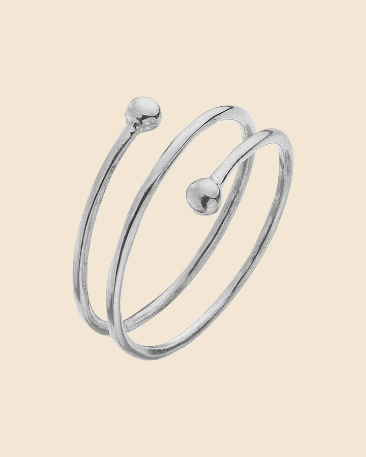 Sterling Silver Coil Ring