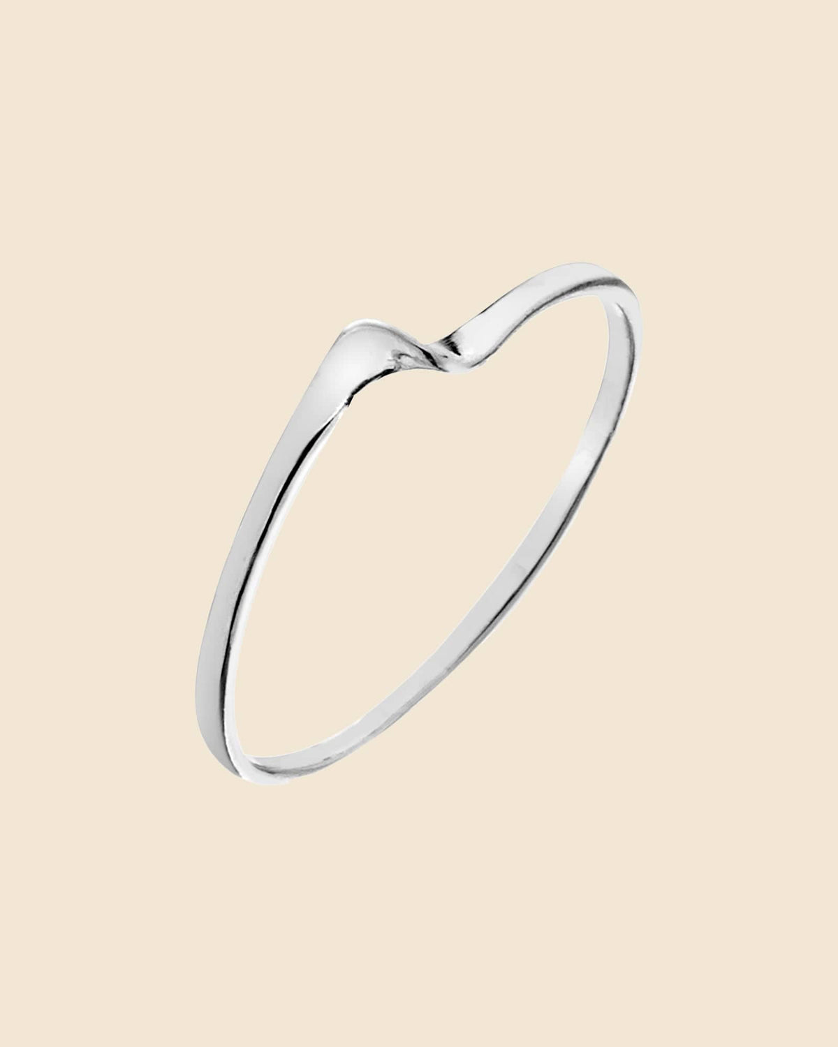 Sterling Silver Mini Wave Ring