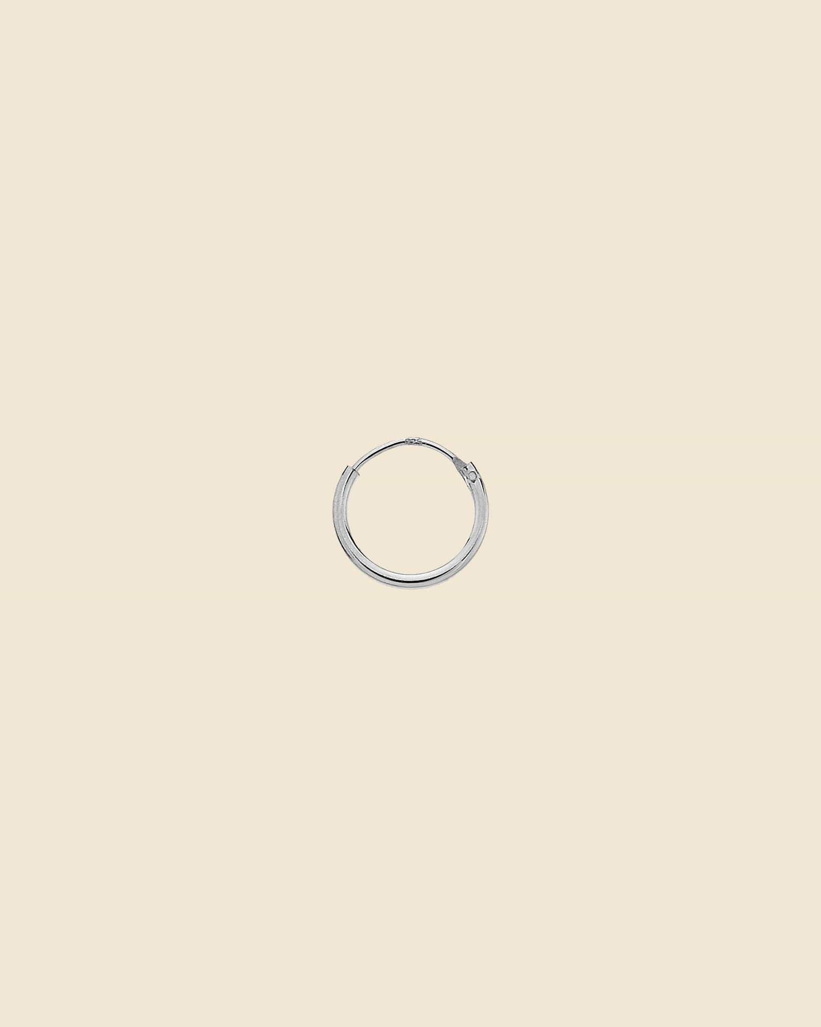 Sterling Silver Simple Individual Sleeper Hoop