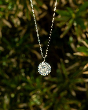 Sterling Silver Sun Medallion Pendant