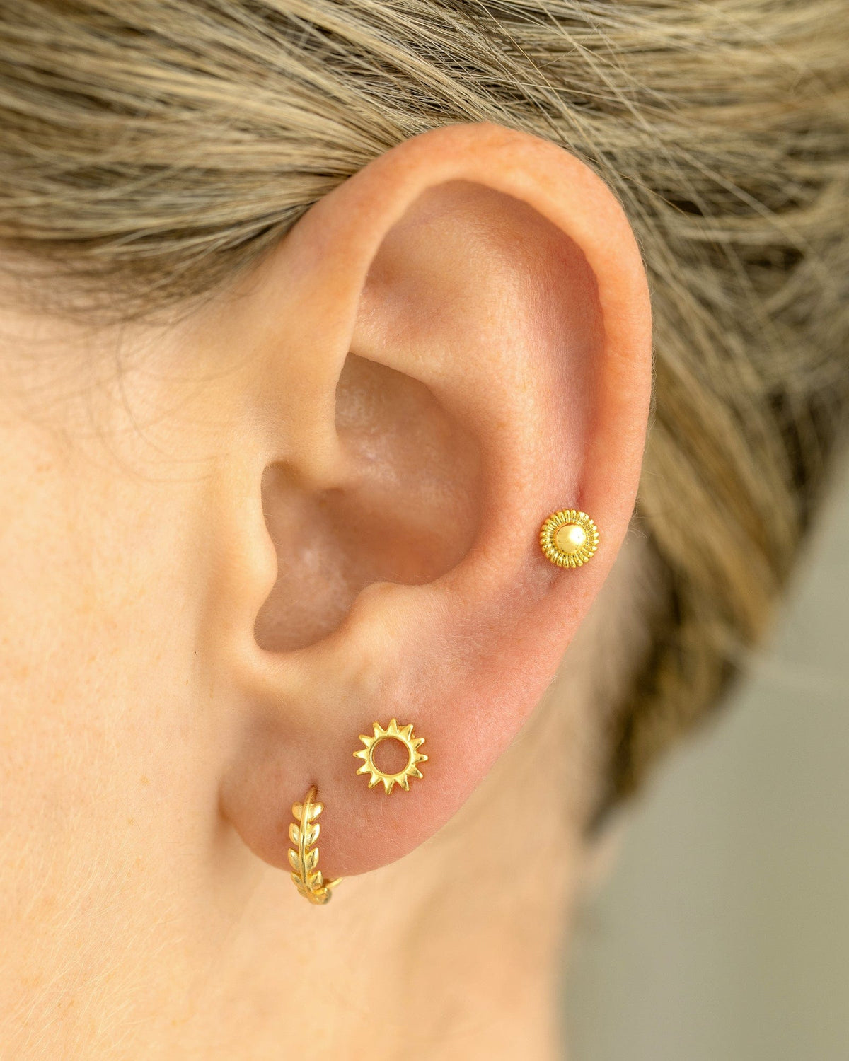 Surgical Steel Sunflower Labret
