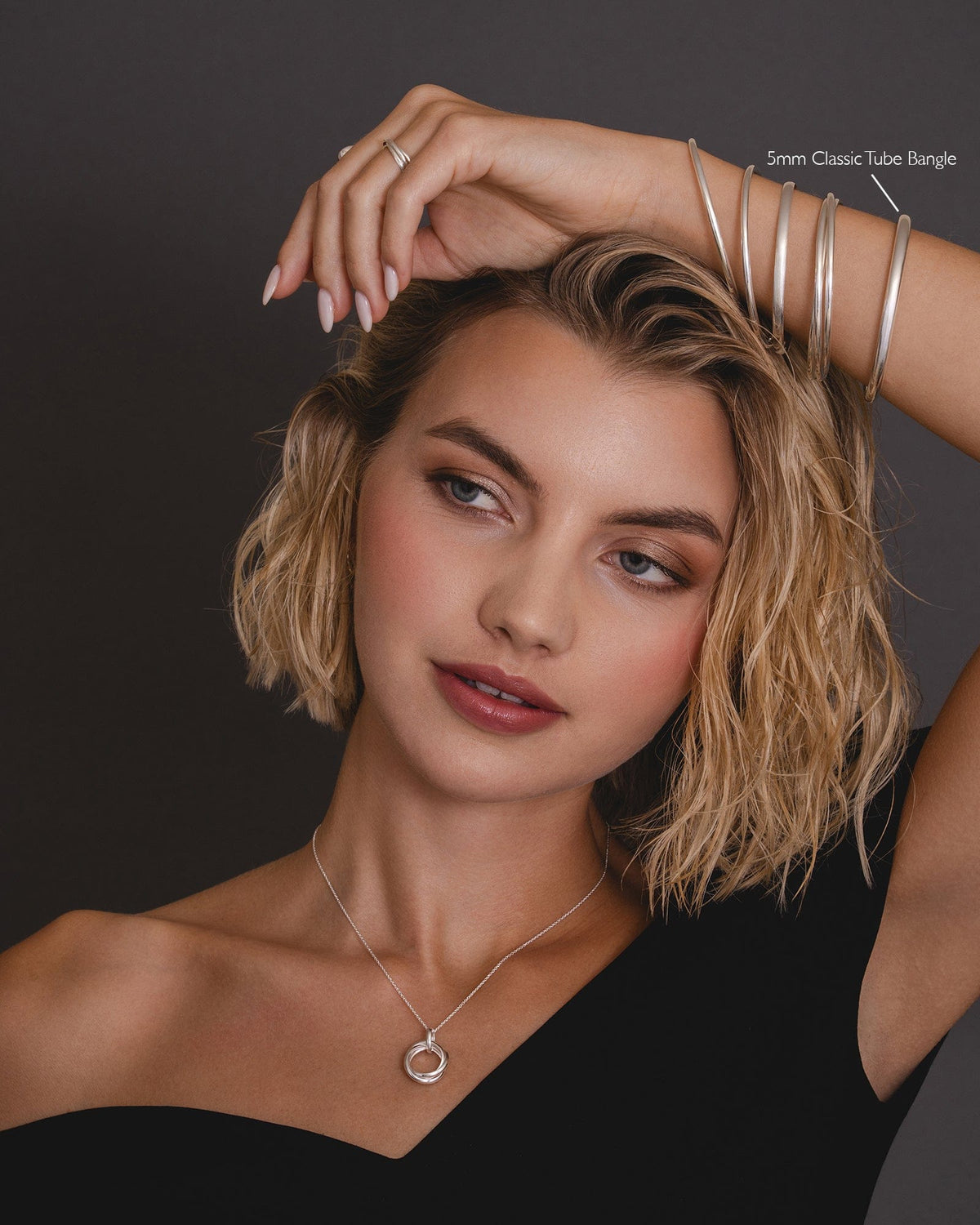 Sterling Silver 5mm Tube Bangle