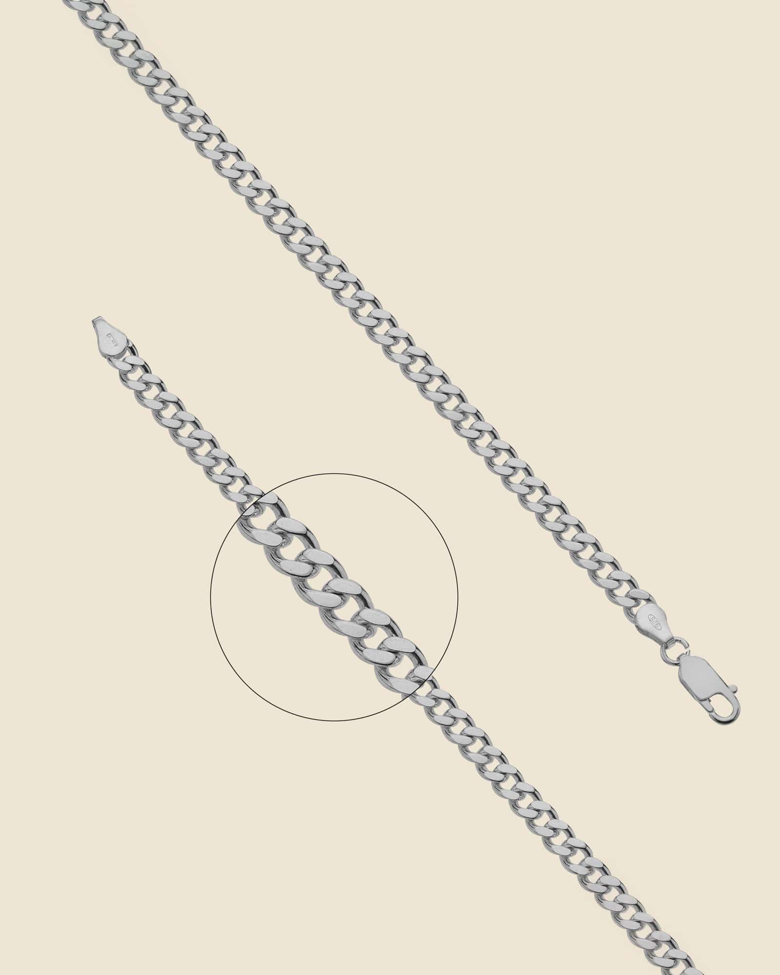 Sterling Silver Chunky Curb Chain