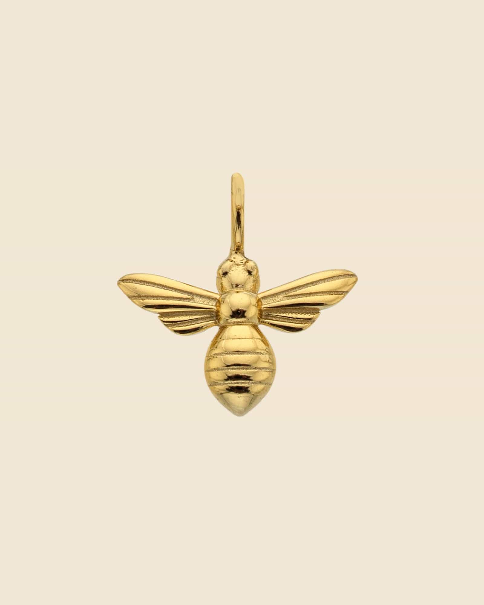 Gold Plated Bee Pendant