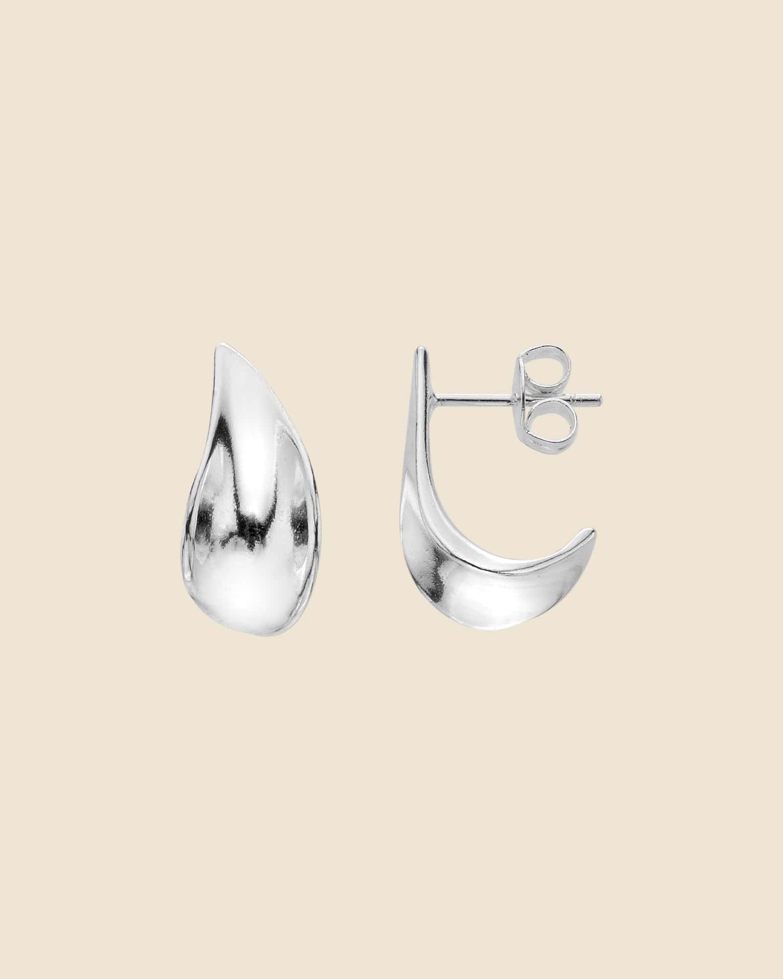 Sterling Silver Slick Studs