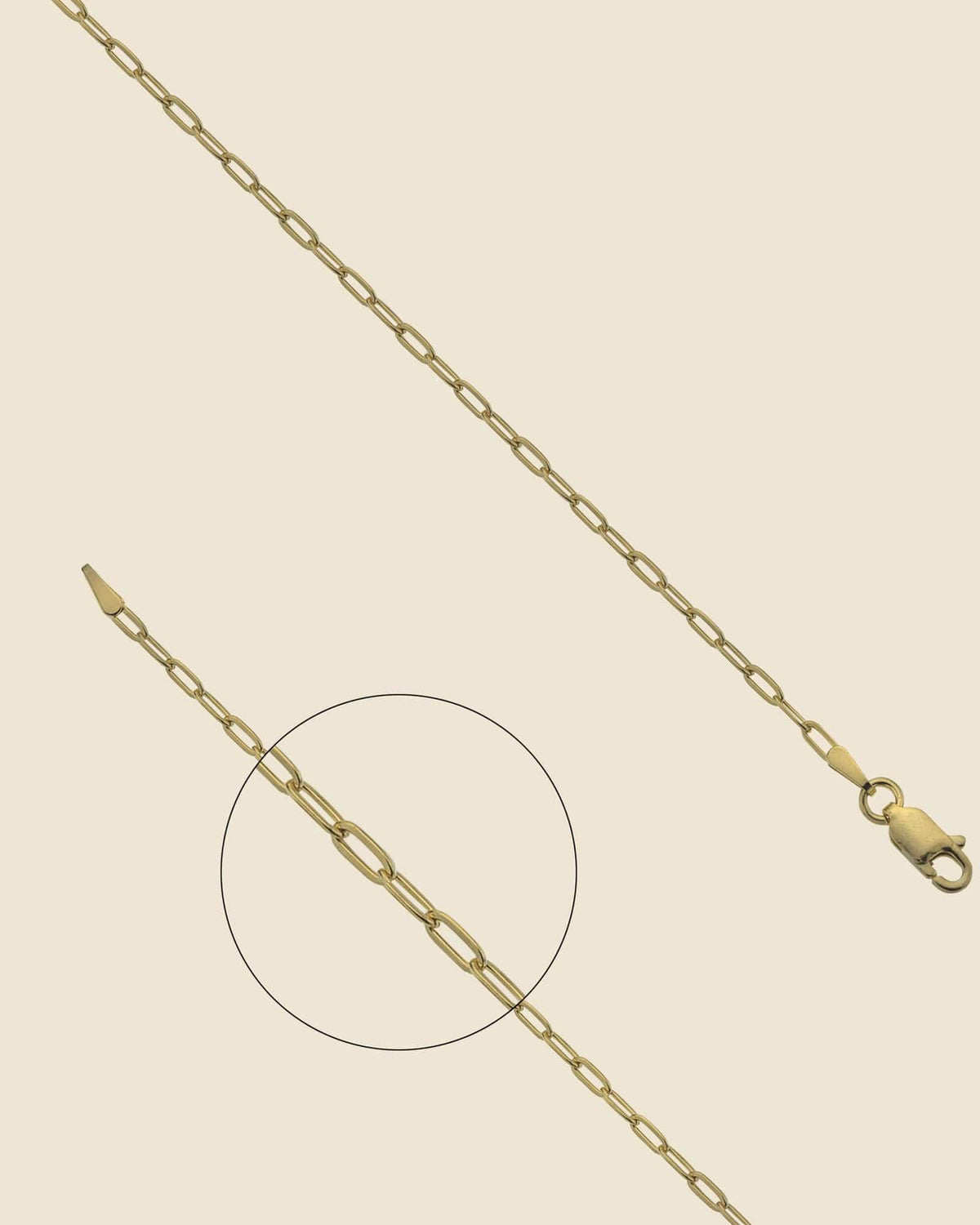 Gold Plated Flat Belcher Chain