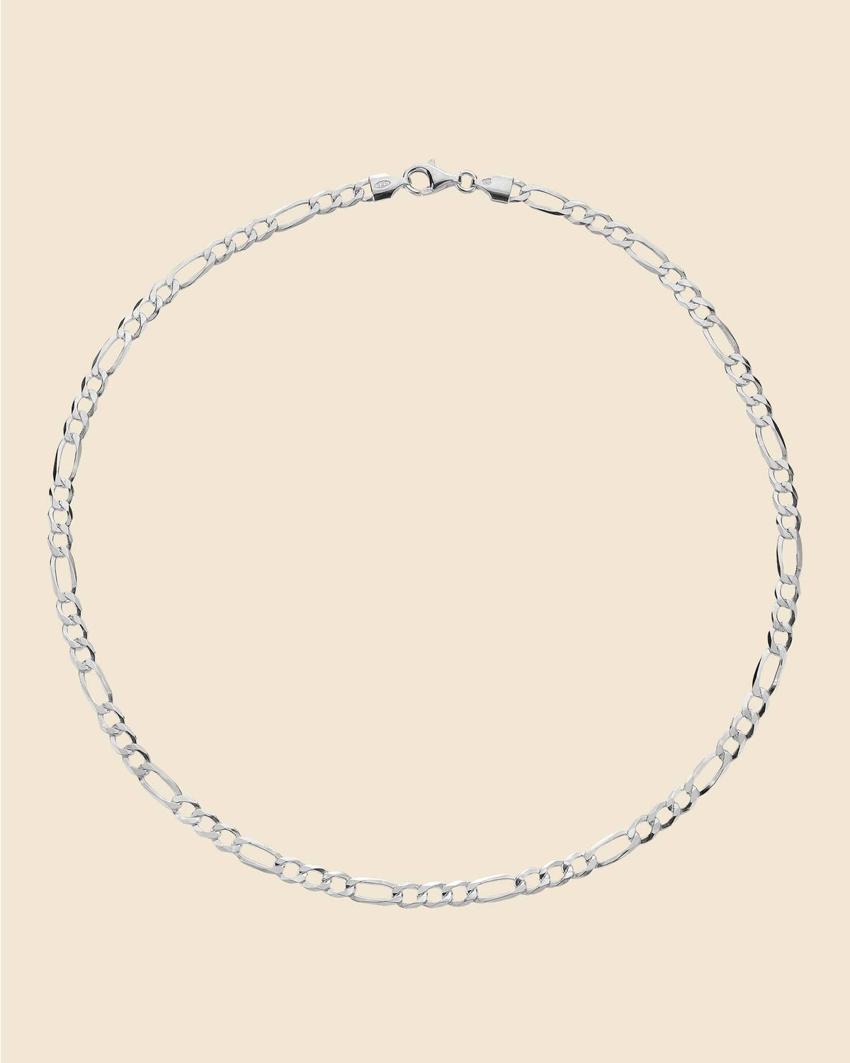 Sterling Silver Wide Figaro Chain