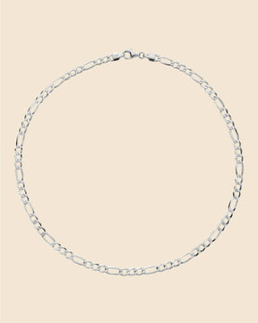 Sterling Silver Wide Figaro Chain