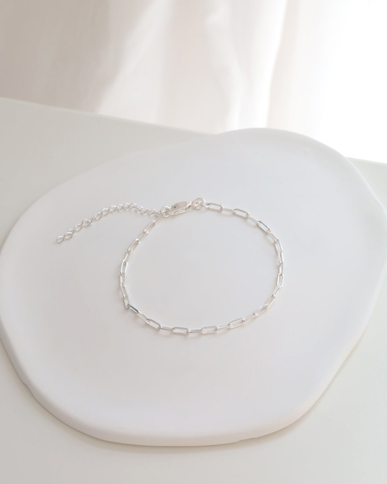 Sterling Silver Fine Paperlink Bracelet