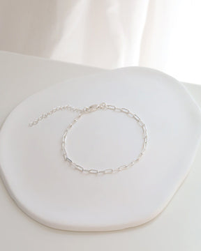 Sterling Silver Fine Paperlink Bracelet