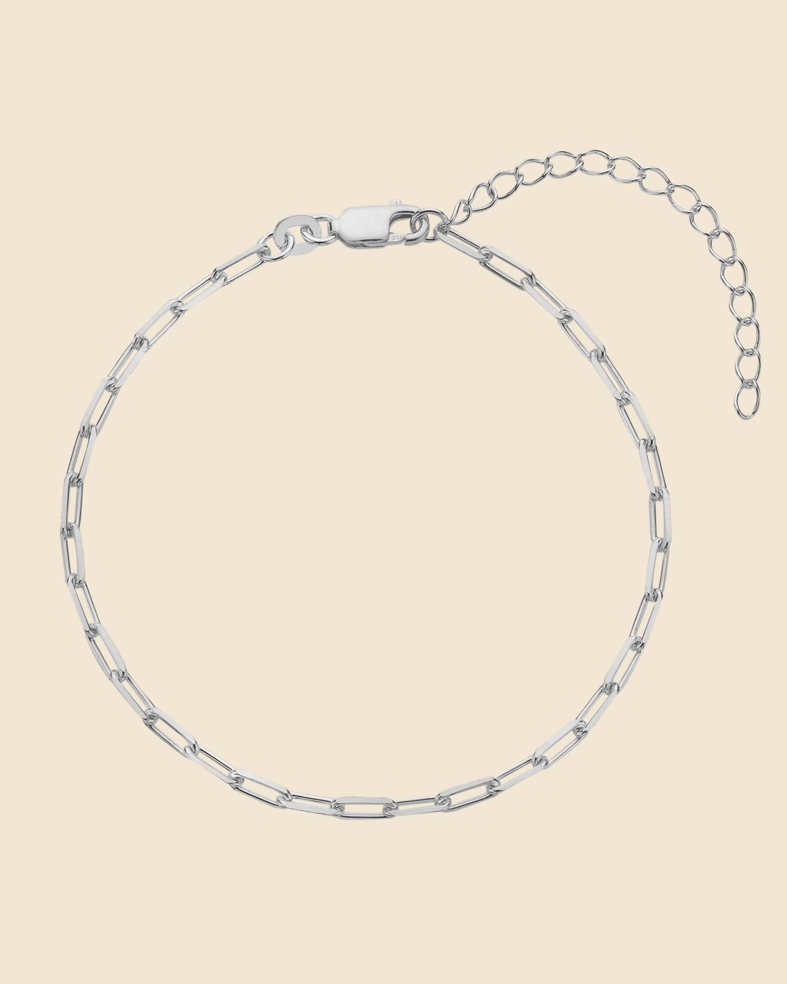 Sterling Silver Fine Paperlink Bracelet