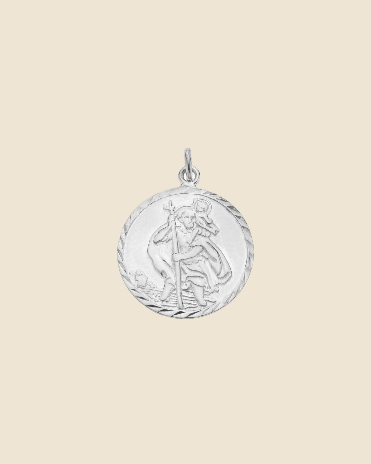 Sterling Silver St Christopher Pendant