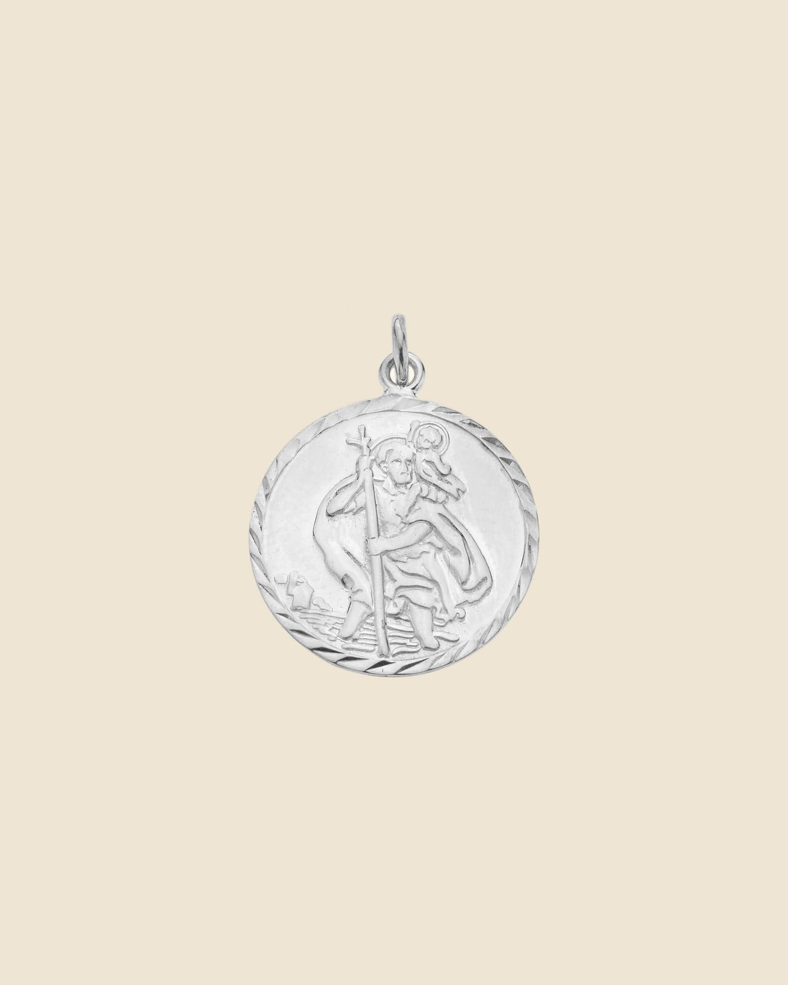 Sterling Silver St Christopher Pendant