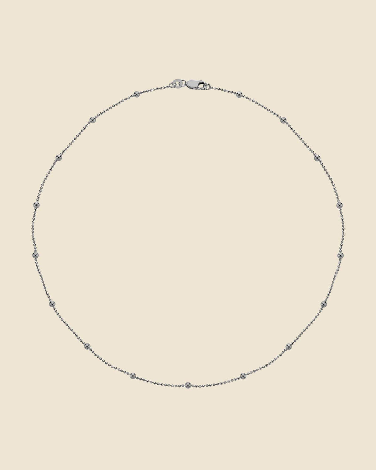 Sterling Silver Bobble Ball Chain