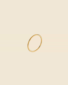 Gold Plated Simple Fine Nose Hoop