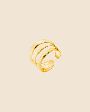 Sterling Silver Three Bar Ear Cuff