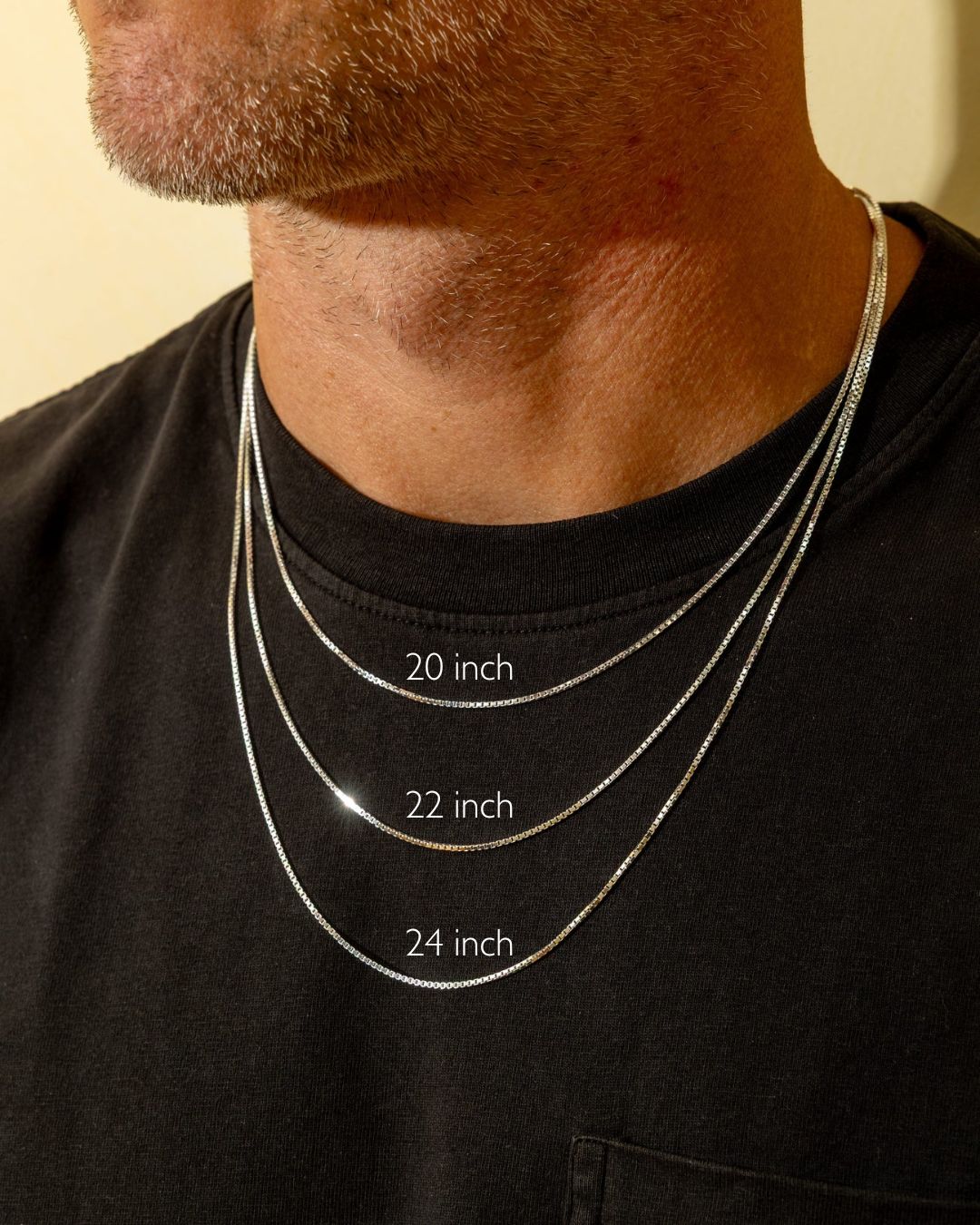 Sterling Silver Medium Box Chain