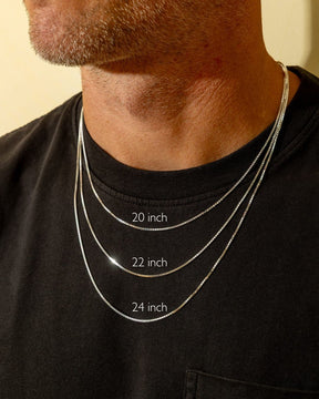 Sterling Silver Medium Box Chain