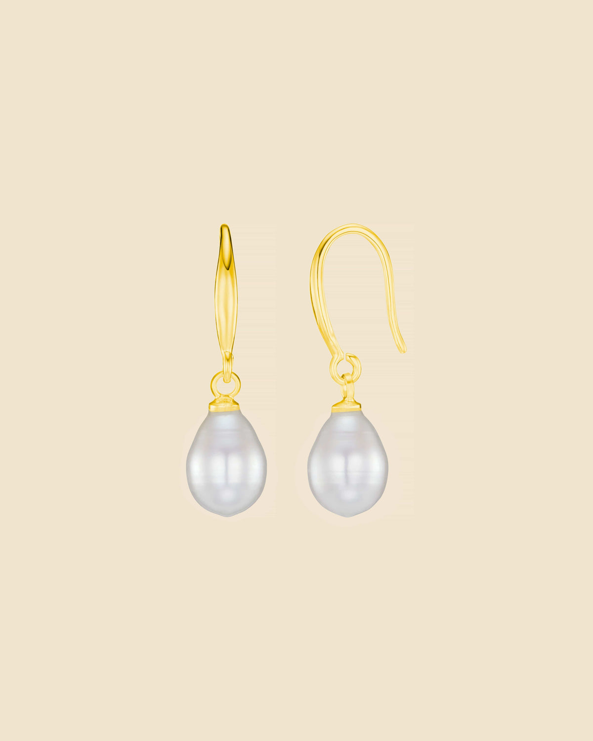 Sterling Silver Freshwater Pearl Drop Earrings
