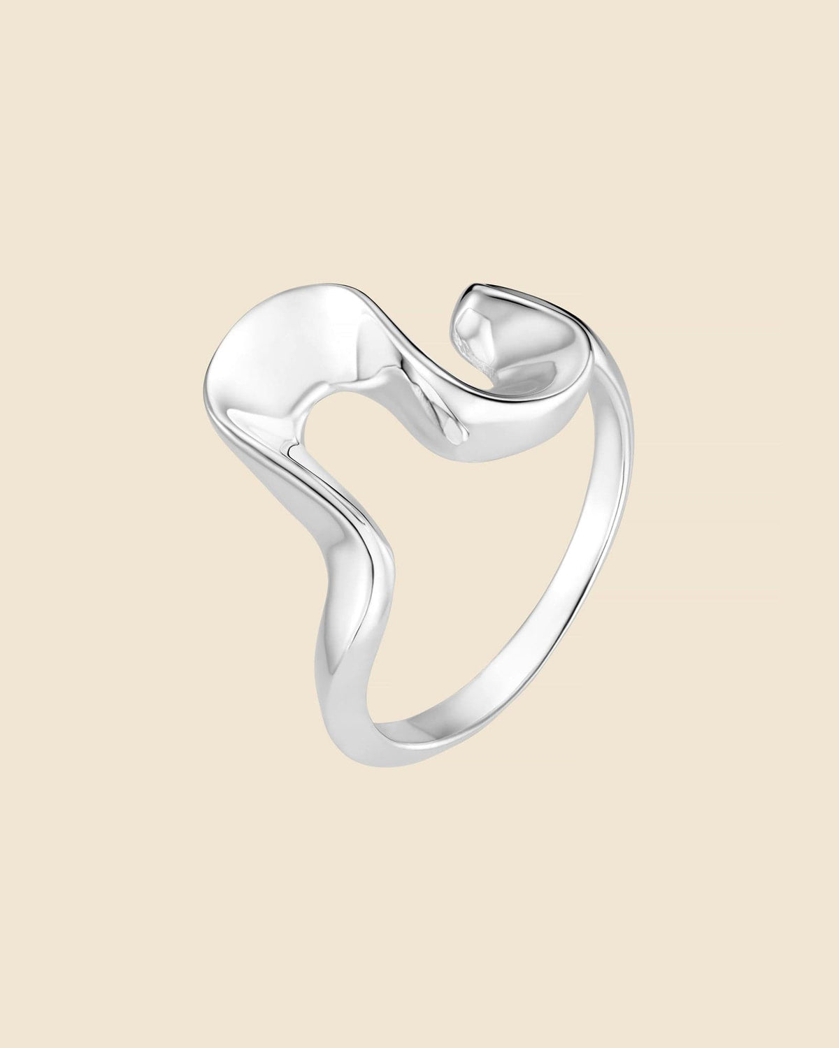 Sterling Silver Chunky Wiggle Ring