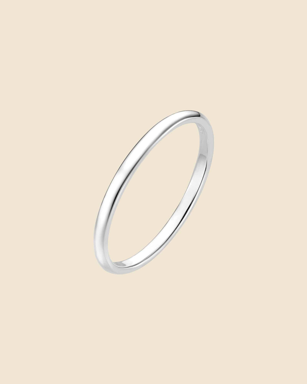 Sterling Silver 2mm Band Ring