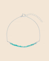 Sterling Silver and Gemstone Aurora Bracelet