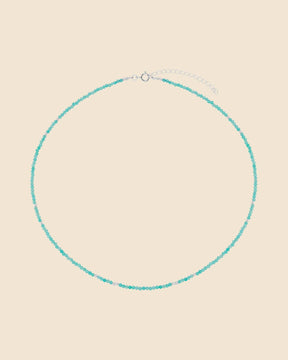 Sterling Silver and Gemstone Bead Necklace