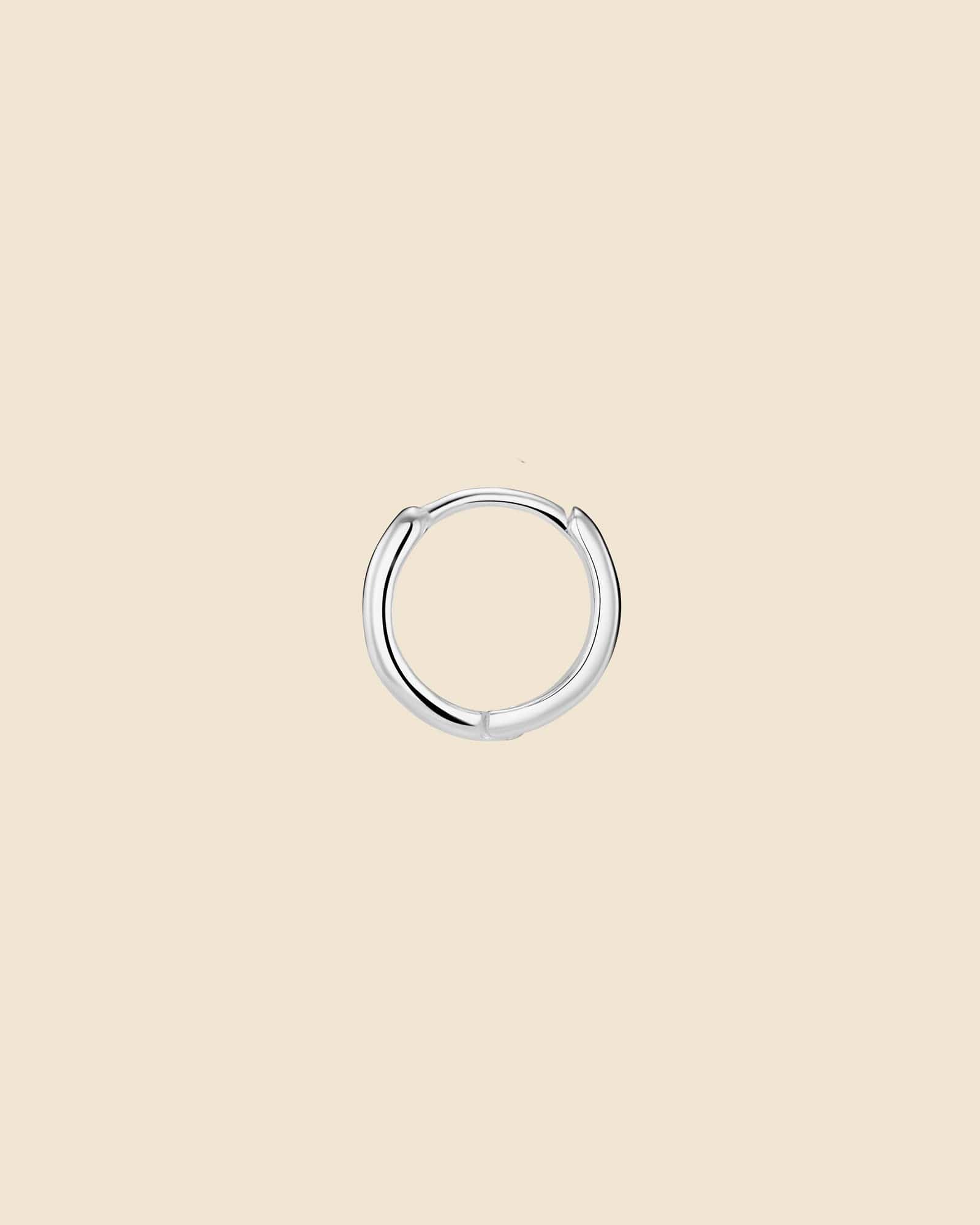 Sterling Silver Simple Individual Hoop