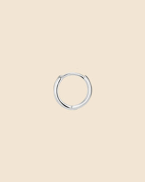 Sterling Silver Simple Individual Hoop