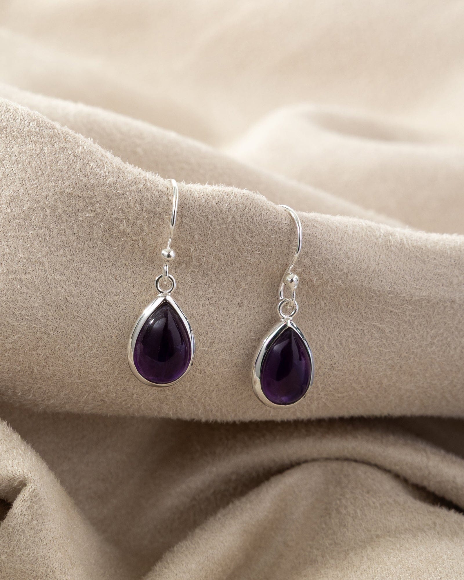 Sterling Silver Classic Gemstone Drop Earrings