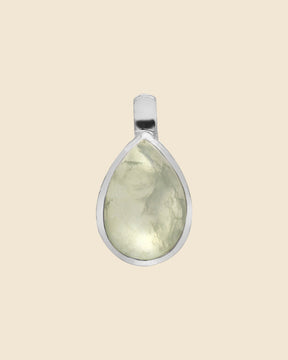 Sterling Silver and Gemstone Small Teardrop Pendant