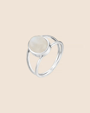 Sterling Silver and Gemstone Open Band Ring