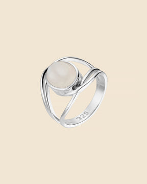 Sterling Silver Gemstone Wraparound Split Ring