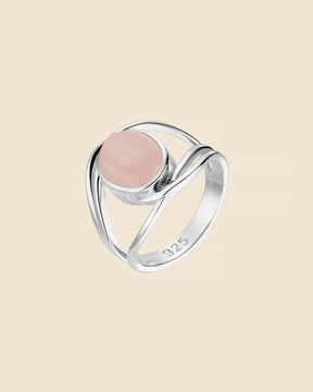 Sterling Silver Gemstone Wraparound Split Ring