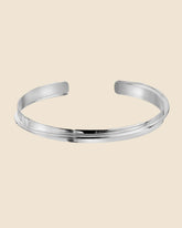 Sterling Silver Fine Crossover Cuff