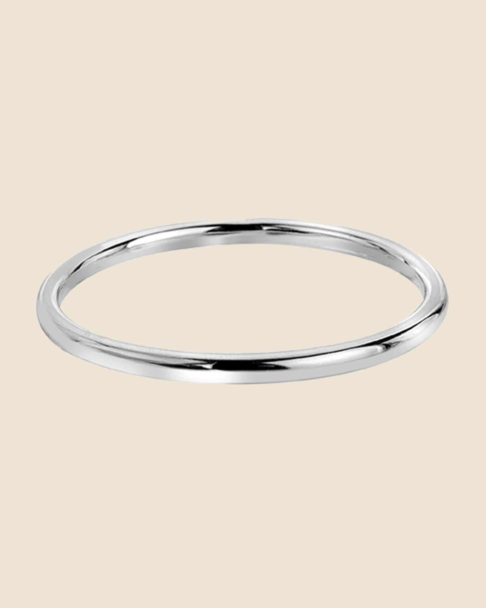Sterling Silver 5mm Tube Bangle