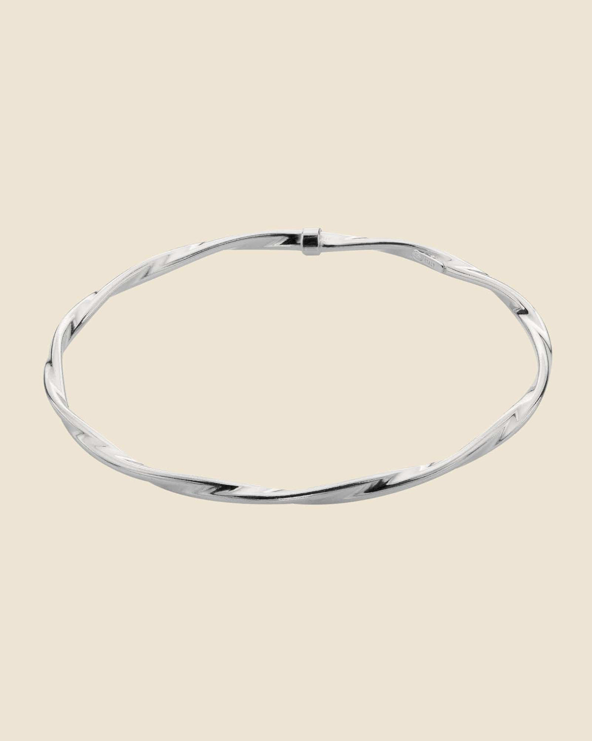 Sterling Silver Twist Bangle