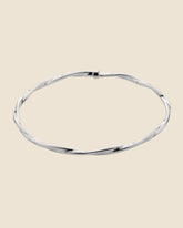 Sterling Silver Twist Bangle
