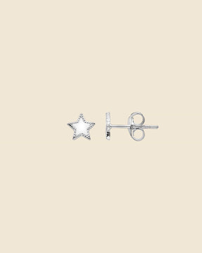 Sterling Silver Bobble Star Studs