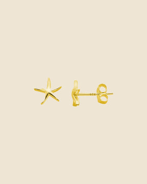 Sterling Silver Modern Starfish Studs