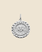 Sterling Silver Sun Medallion Pendant