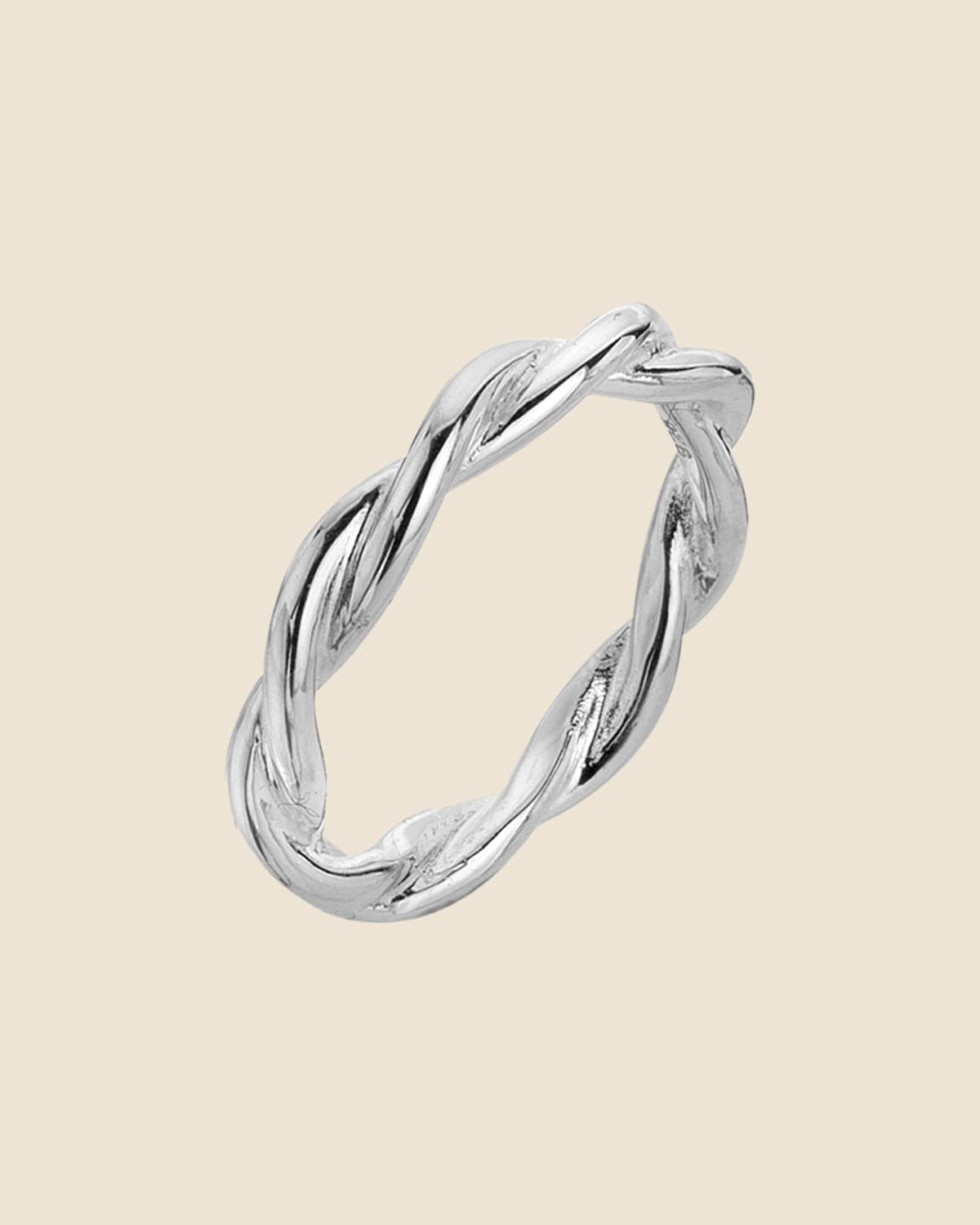 Sterling Silver Chunky Twist Ring