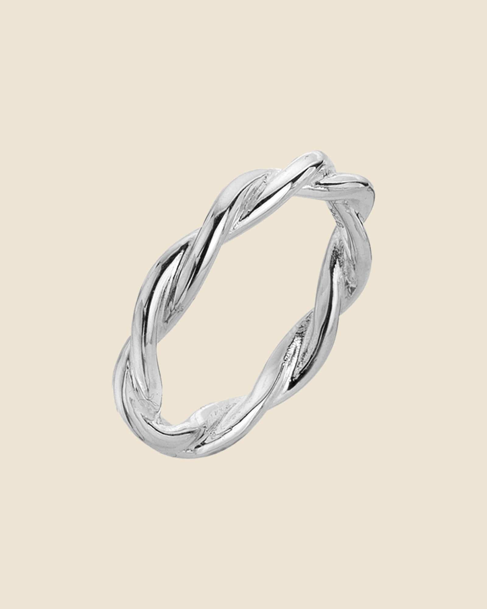 Sterling Silver Chunky Twist Ring