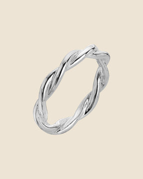 Sterling Silver Chunky Twist Ring