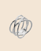 Sterling Silver Chunky Cage Ring